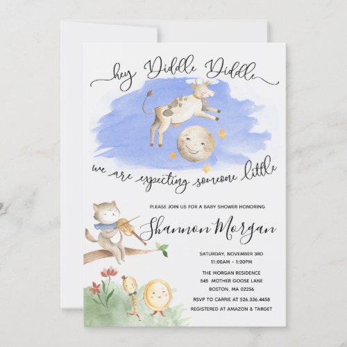 Mother Goose Baby Shower Invitation