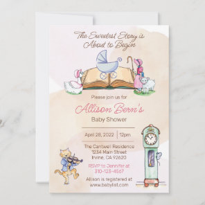 Mother Goose Baby Shower Invitation