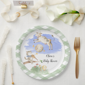 Mother goose baby Shower Paper Plates