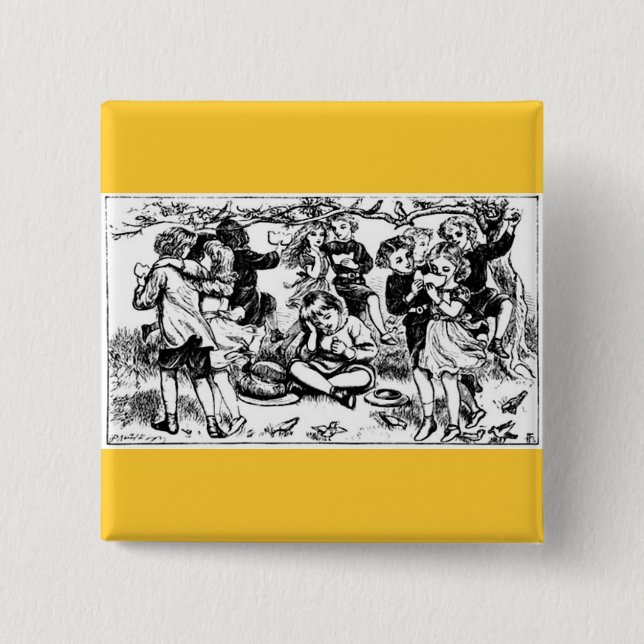 Mother Goose Button (Front)