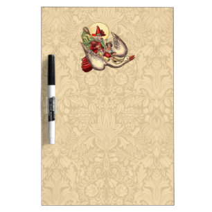 Mother Goose Child Antique Illustration Dry Erase Board