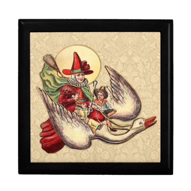 Mother Goose Child Antique Illustration Gift Box (Front)