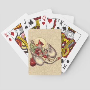 Mother Goose Child Antique Illustration Poker Cards