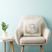 Mother Goose Cradle Blue Baby Shower