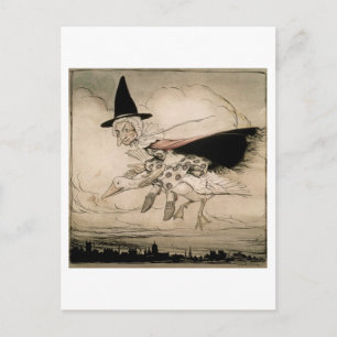 Mother Goose, frontispiece of 'Mother Goose The Ol Postcard