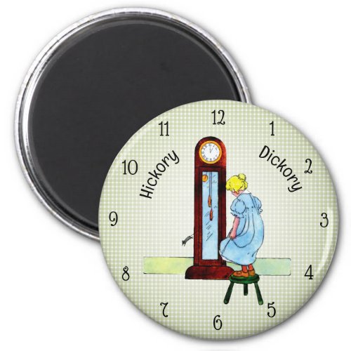 Mother Goose _ Hickory Dickory Dock with Mouse Magnet