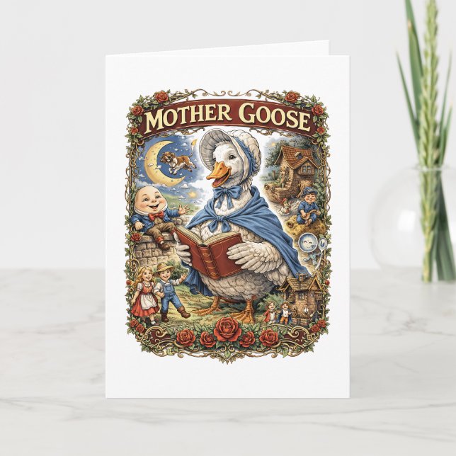 Mother Goose Holiday Card (Front)