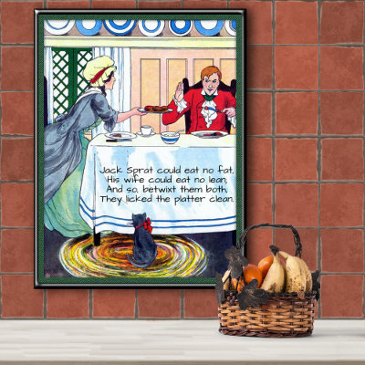 Mother Goose - Jack Sprat Could Eat No Fat