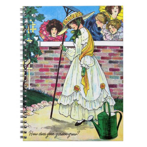 Mother Goose _ Mary Mary quite contrary Garden Notebook