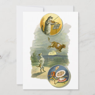 Mother Goose Nursery Rhyme Baby Shower Invitation