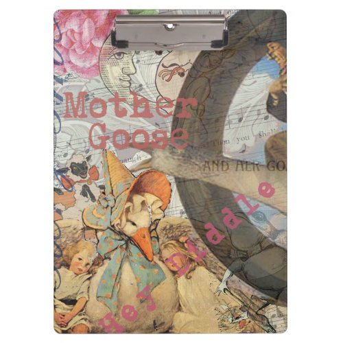 Mother Goose Nursery Rhyme Fairy Tale Clipboard