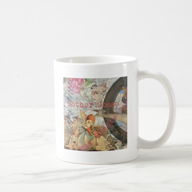 Mother Goose Nursery Rhyme Fairy Tale Coffee Mug (Right)