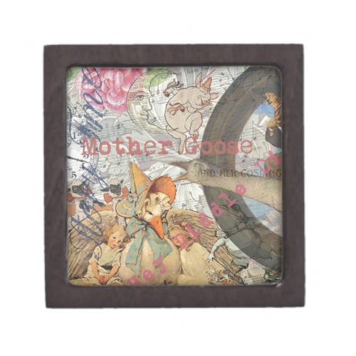 Mother Goose Nursery Rhyme Fairy Tale Jewelry Box