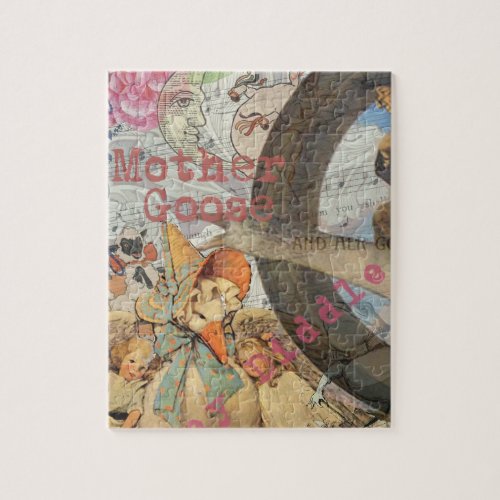 Mother Goose Nursery Rhyme Fairy Tale Jigsaw Puzzle