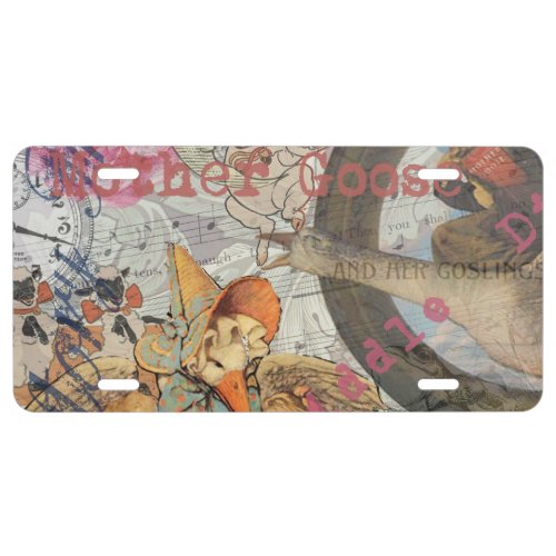 Mother Goose Nursery Rhyme Fairy Tale License Plate