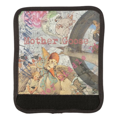 Mother Goose Nursery Rhyme Fairy Tale Luggage Handle Wrap