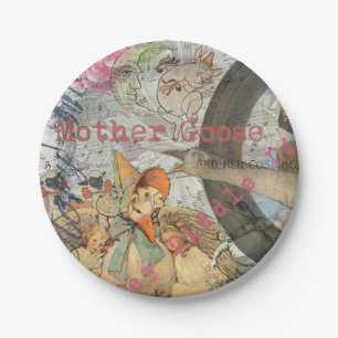 Mother Goose Nursery Rhyme Fairy Tale Paper Plates