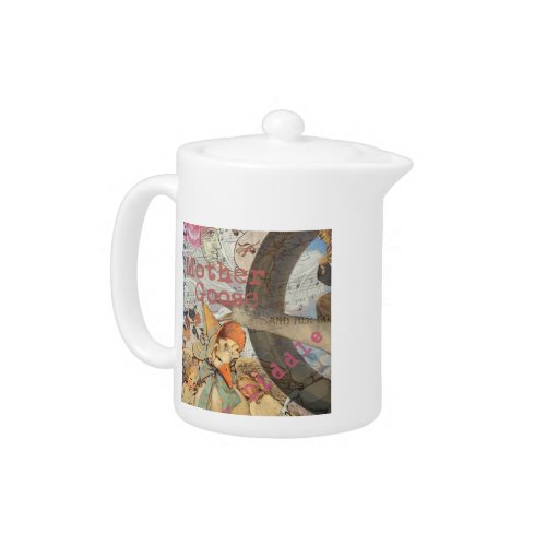 Mother Goose Nursery Rhyme Fairy Tale Teapot