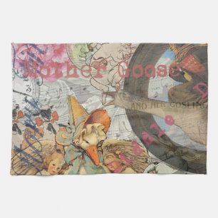 Mother Goose Nursery Rhyme Fairy Tale Towel
