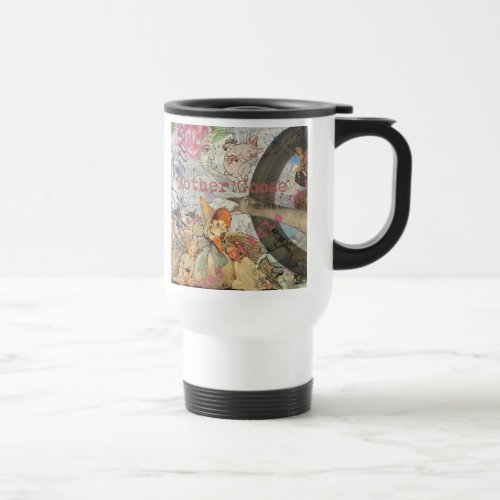 Mother Goose Nursery Rhyme Fairy Tale Travel Mug