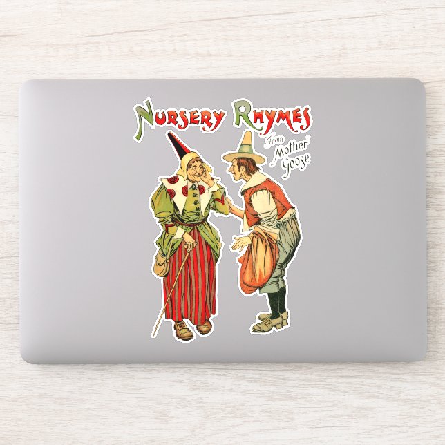 Mother Goose Old man Nursery Rhymes art Sticker (Computer)