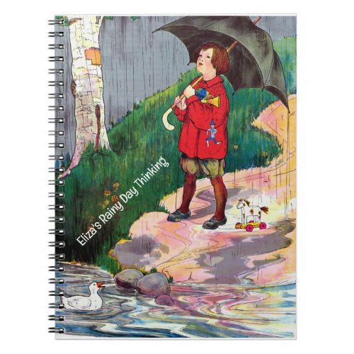 Mother Goose _ Rainy Day Thoughts Notebook