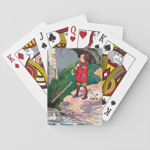 Mother Goose _ Time for a Rainy Day Game Poker Cards