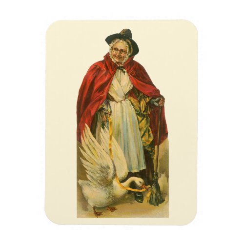 Mother Goose Vintage Victorian Story Book Magnet