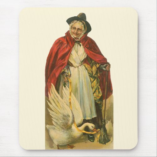 Mother Goose Vintage Victorian Story Book Mouse Pad