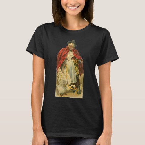 Mother Goose Vintage Victorian Story Book T_Shirt