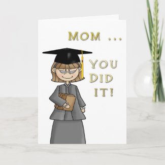 Mother Graduate card