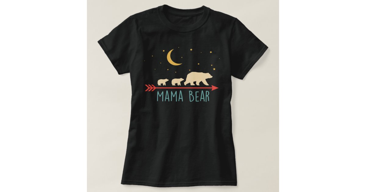 Mama Bear with Four Cubs mom t shirts' Maternity T-Shirt