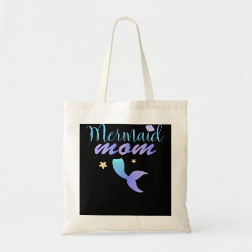 Mother Grandma Mermaid Mom Birthday party Outfit T Tote Bag