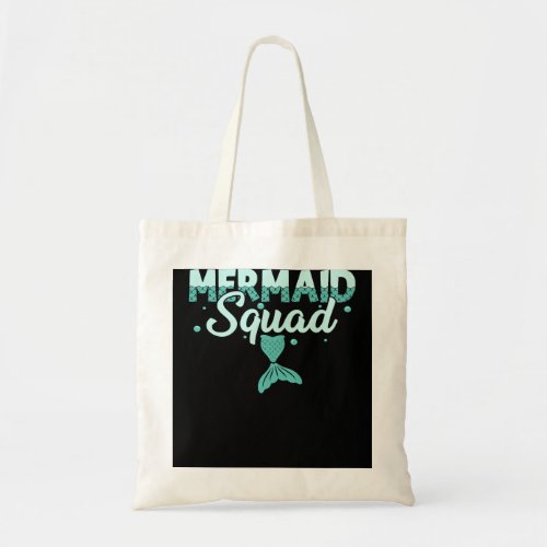 Mother Grandma Mermaid Squad Beach Lover Summer 26 Tote Bag