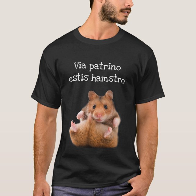 Mother hamster, Father elderberries: Dark T-Shirt (Front)