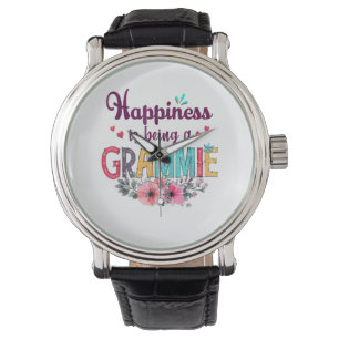 Mother Happiness Is Being A Grammie Ever Birthday Watch