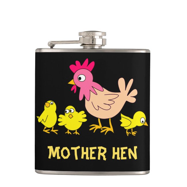 Mother Hen and Chickens Flask