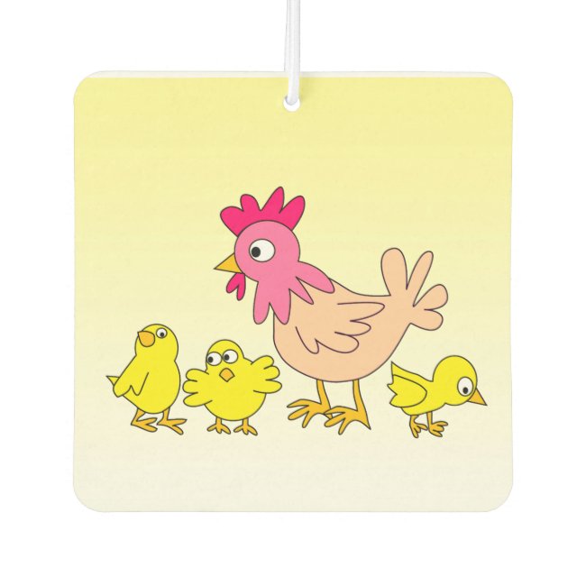 Mother Hen and Chicks Air Freshener