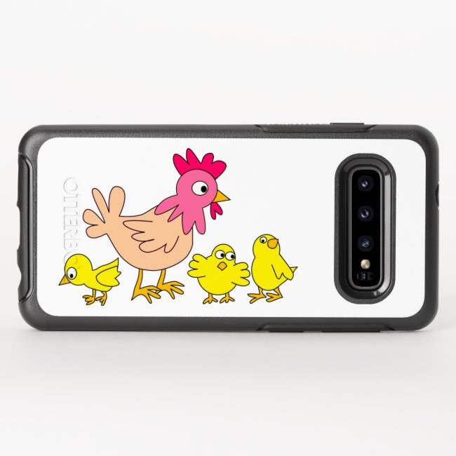 Mother Hen and Chicks OtterBox Galaxy S10 Case