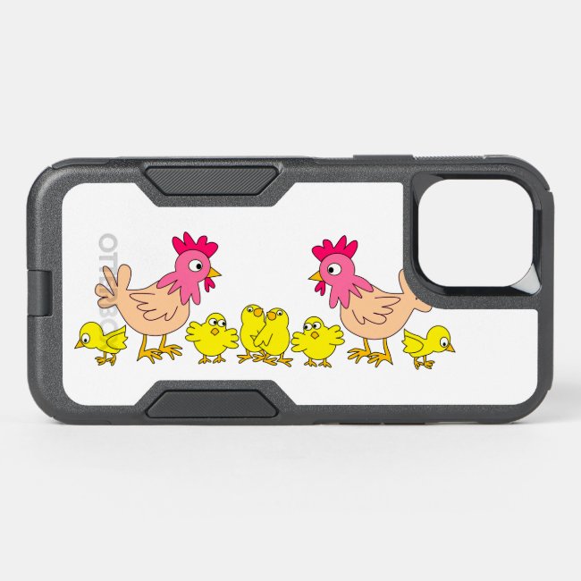 Mother Hen and Her Chicks OtterBox iPhone 12 Case