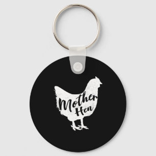 Mother hen happy mother's day cute chicken gift fo keychain