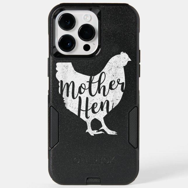 Mother Hen Happy Mothers Day Cute Chicken  Otterbox iPhone Case (Back)