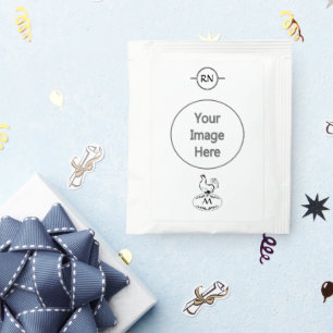 Mother Hen Nesting on aMonogram Egg Tea Bag Drink Mix