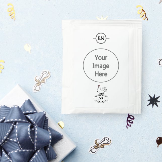 Mother Hen Nesting on aMonogram Egg Tea Bag Drink Mix (Packets)