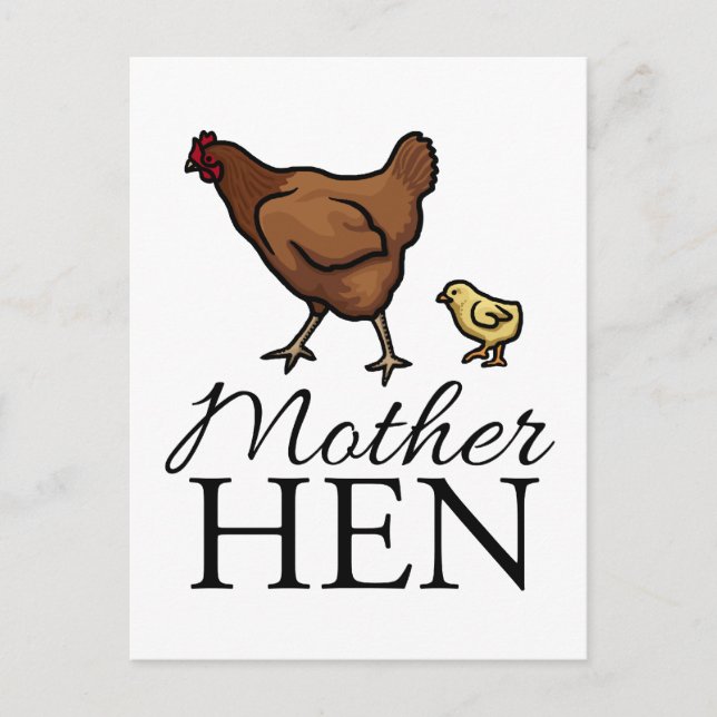 Mother Hen Postcard (Front)