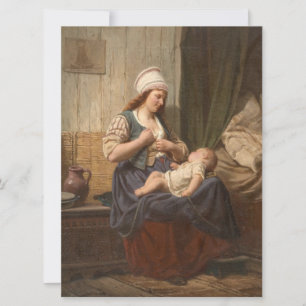 Mother Holding Her Child (by Rudolf Jordan) Card