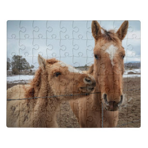 Mother Horse and Foal Jigsaw Puzzle