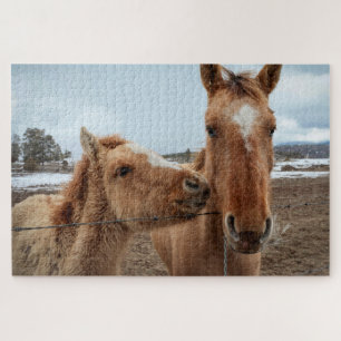 Mother Horse and Foal Jigsaw Puzzle