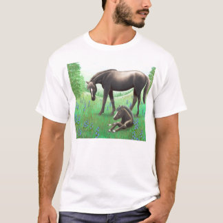 Mother Horse and Her Foal T-Shirt