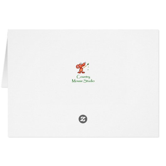 Mother Horse foal Animal Blank Card (Back Horizontal)